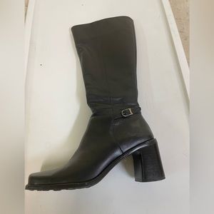 Kenneth Cole Reaction Ring Leader Boot- Real Leather Black US Size 6